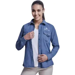 Ladies Long Sleeve Eastwood Shirt Model Image